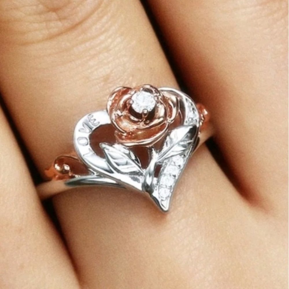 New Round Cut White Sapphire Women 925 ring - Picture 3 of 5